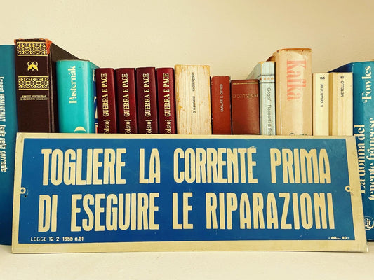 Lamierino industriale Togliere la corrente