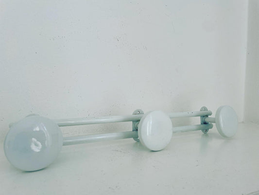 White space age coat hanger