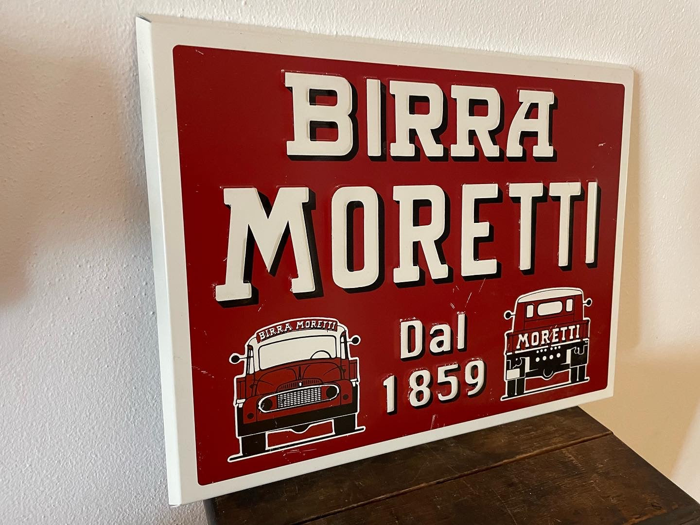 Moretti Beer Sign