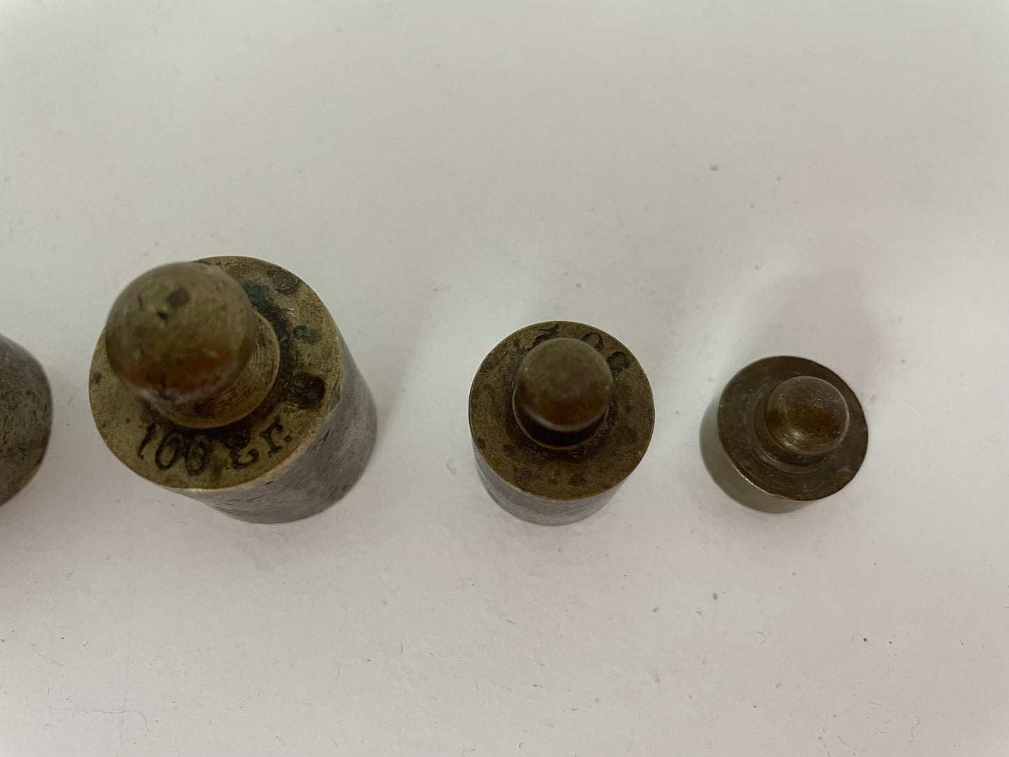 Set of antique weights