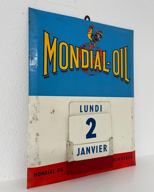 Calendario perpetuo Mondial Oil