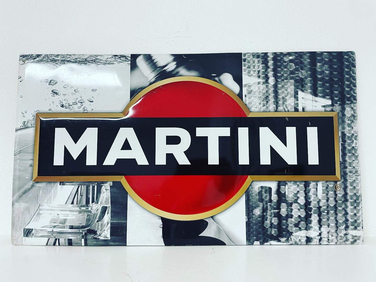 Insegna Martini latta