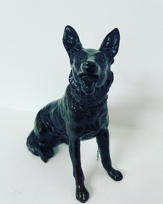 Dog statue