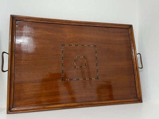 Antique inlaid tray