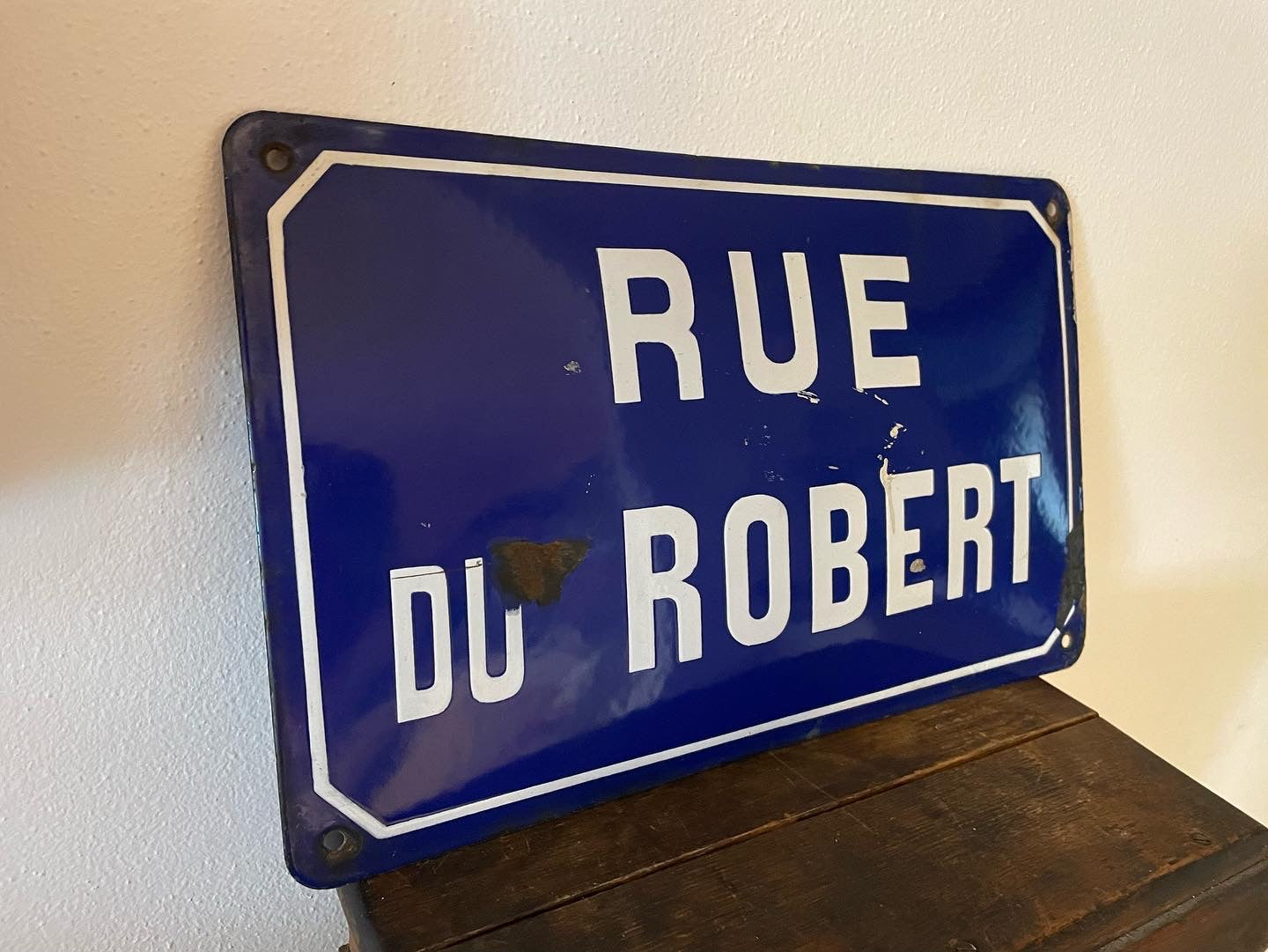 Rue du Robert plaque