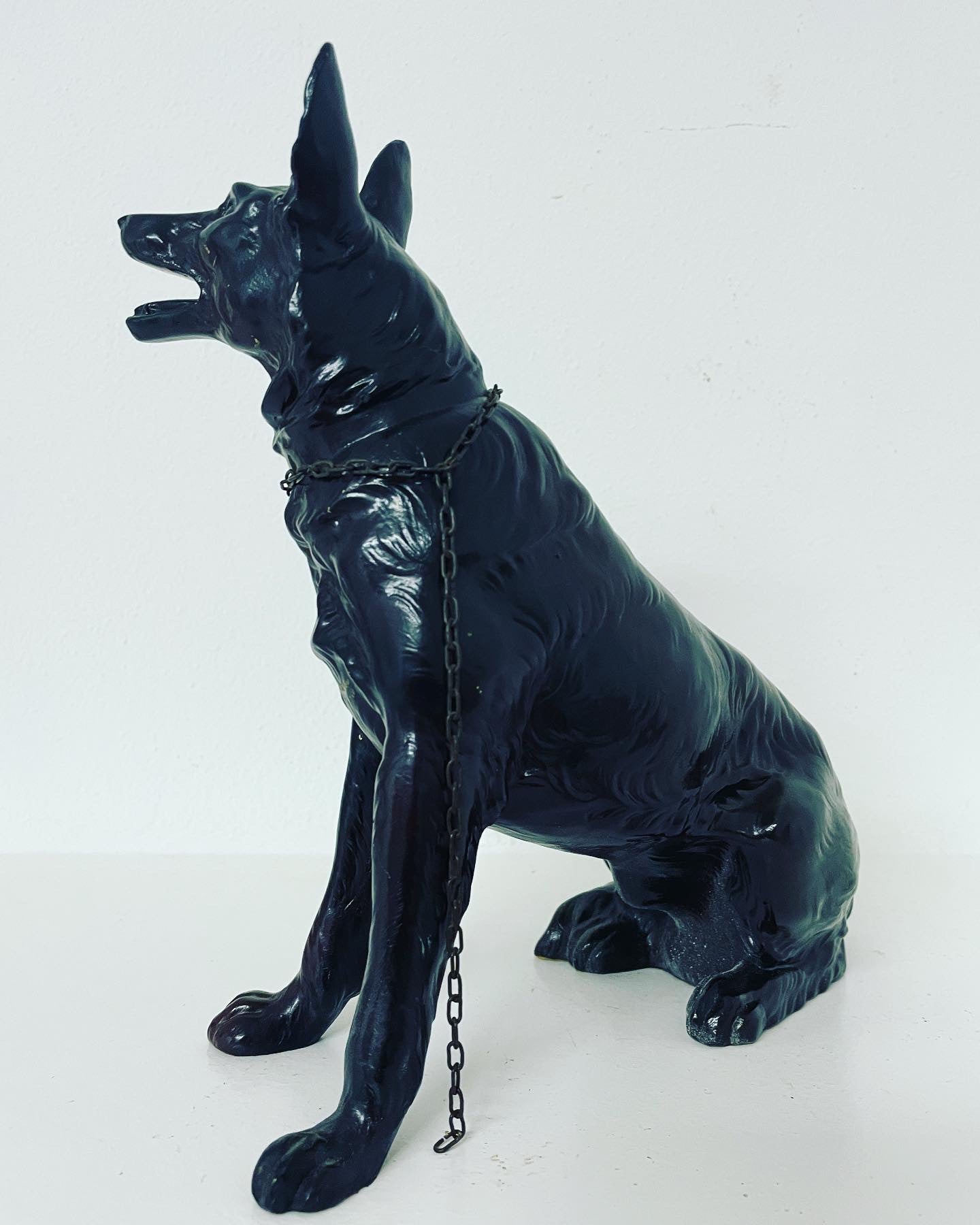 Dog statue