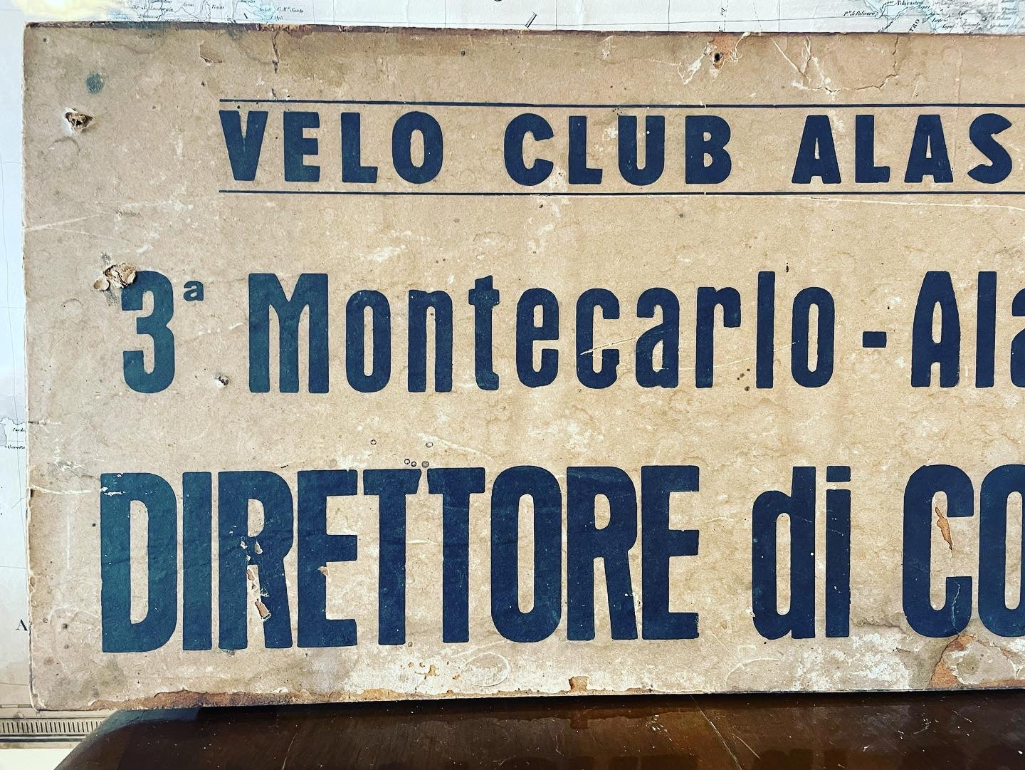 Velo Club Sign