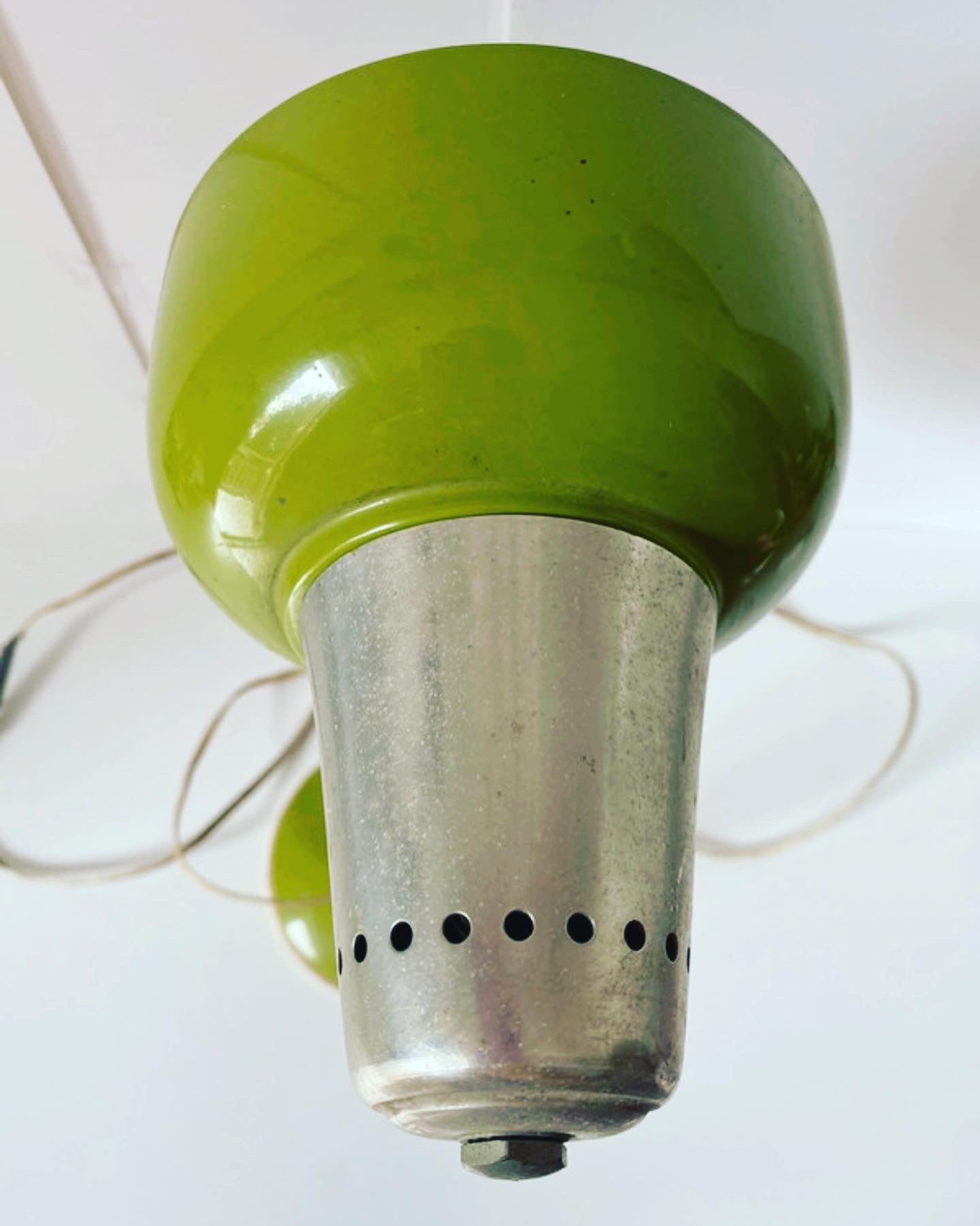 Lampada verde space age