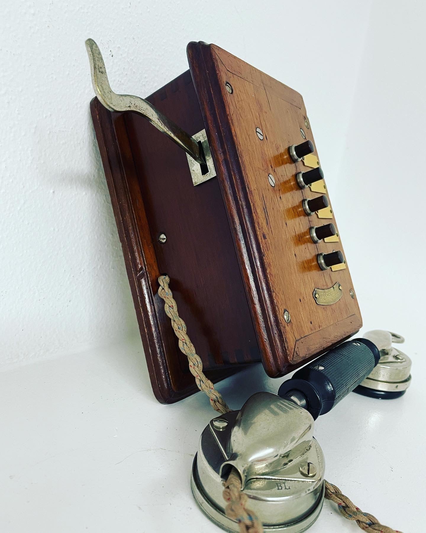 Antique multi-line telephone