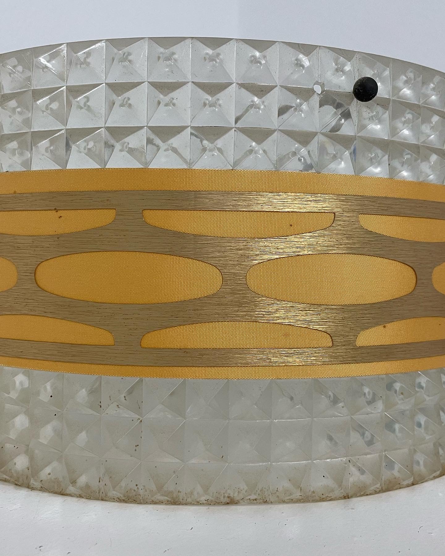 Mid century plexiglass chandelier