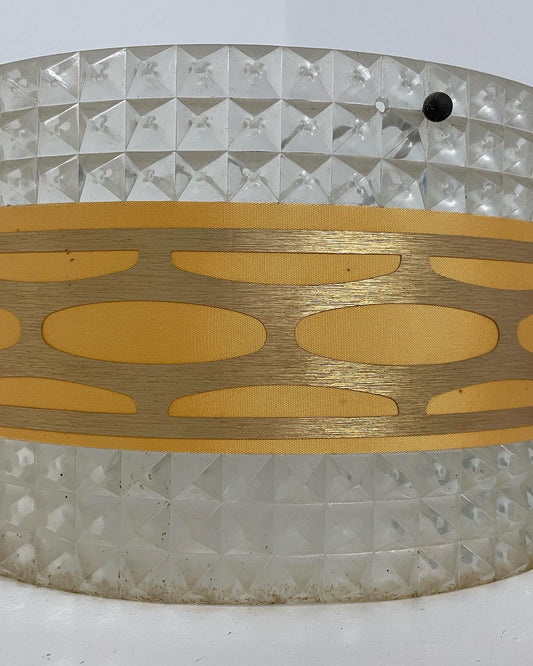 Mid century plexiglass chandelier