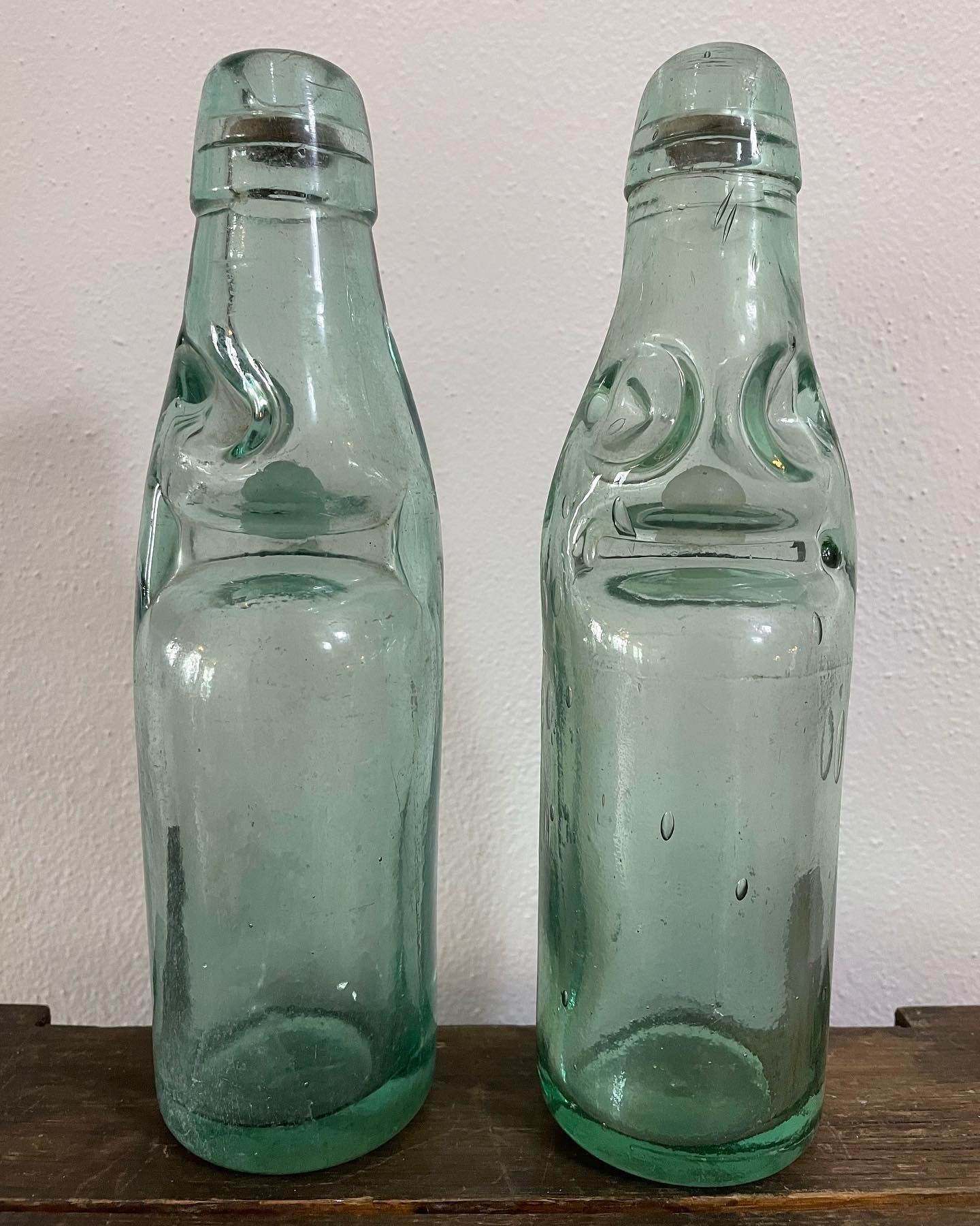 Bottles with marbles