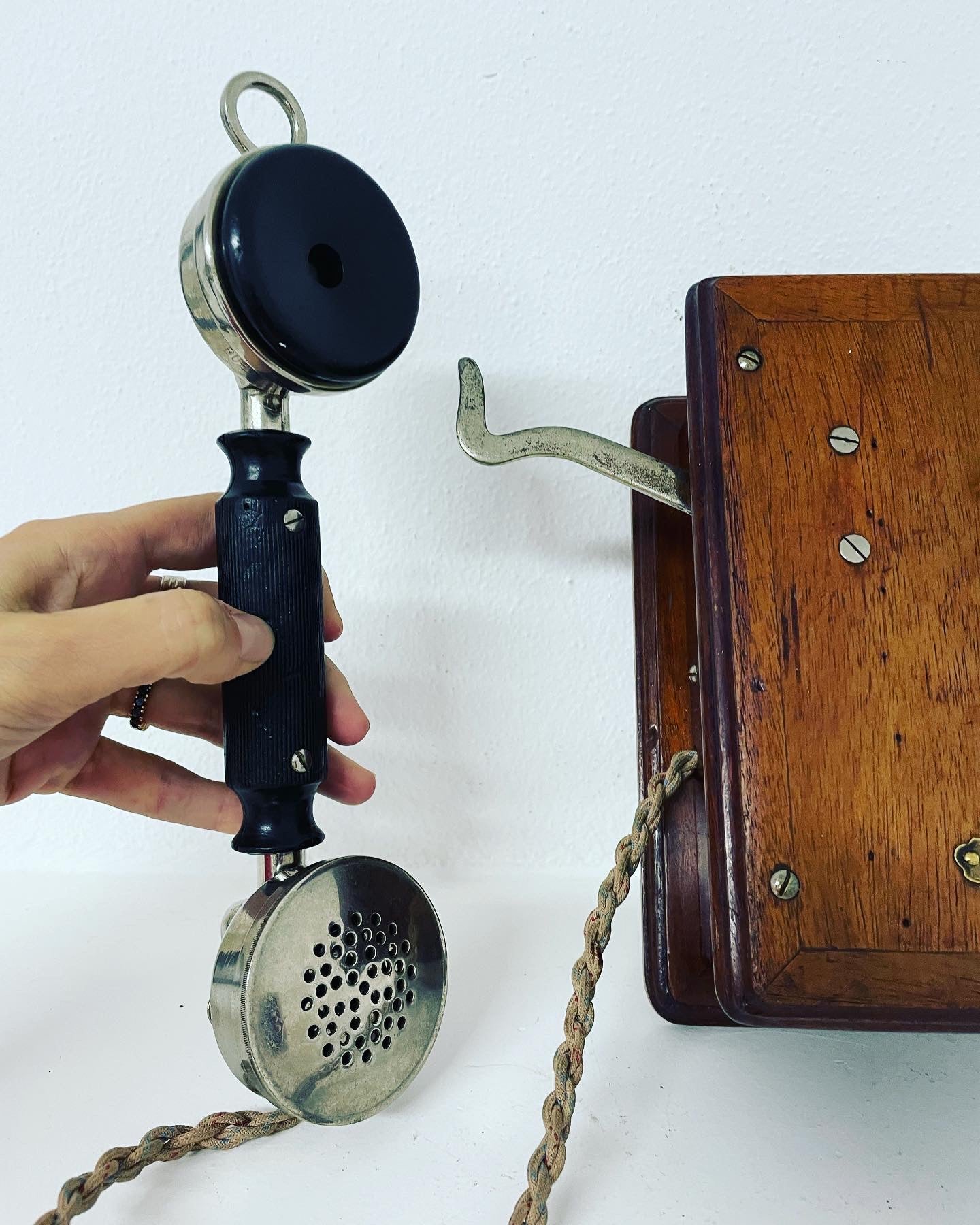 Antique multi-line telephone