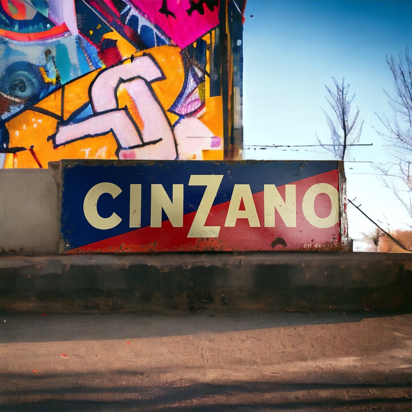 Cinzano Plaque