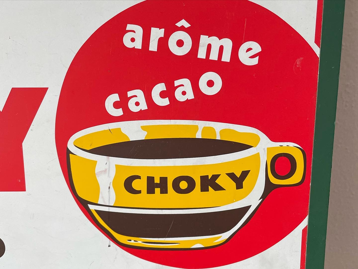 Choki double-sided sign