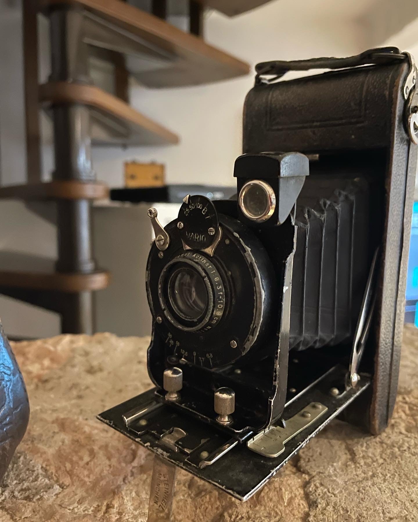 Antique bellows camera