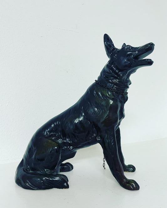 Dog statue