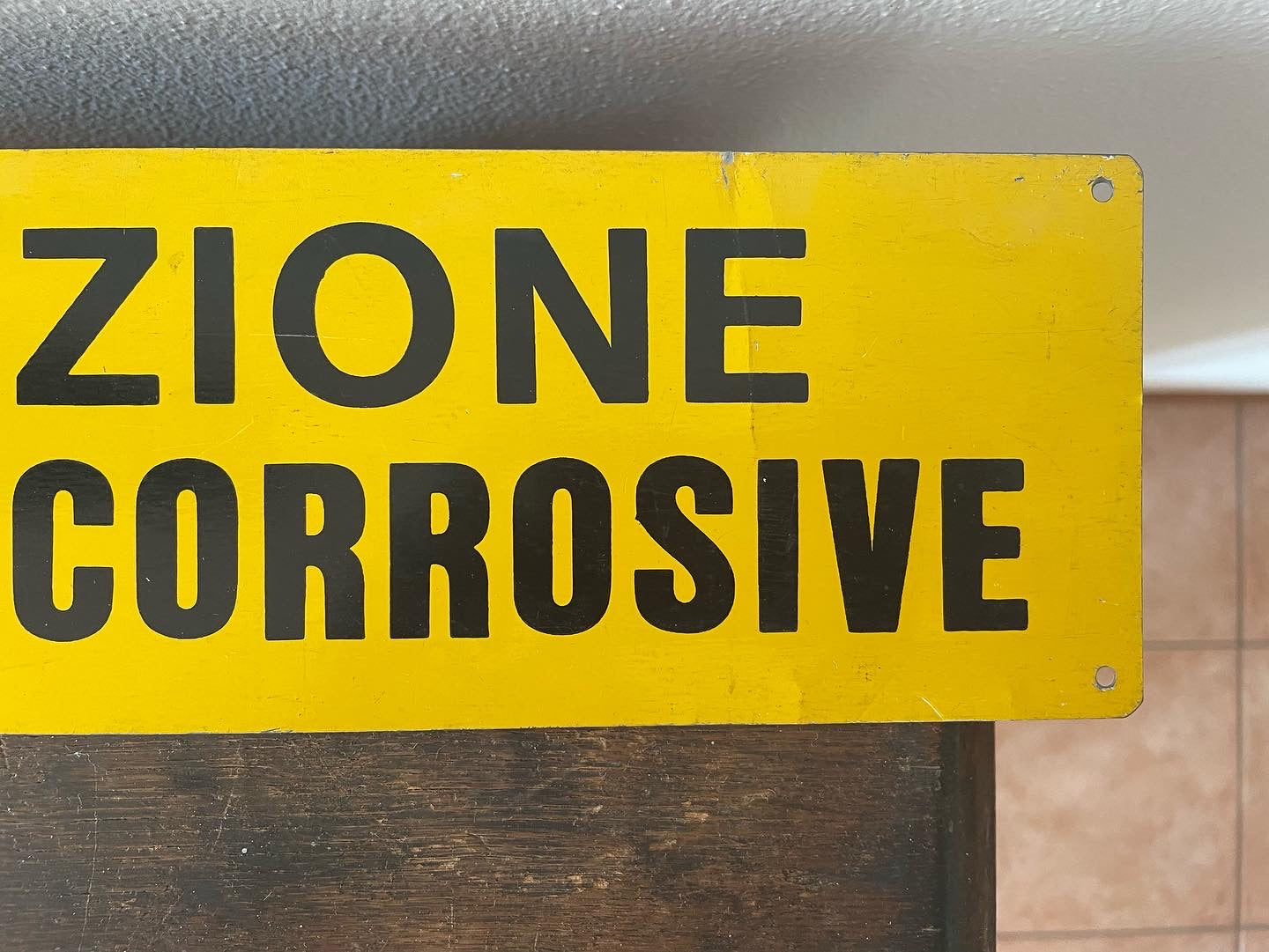 Corrosive substances