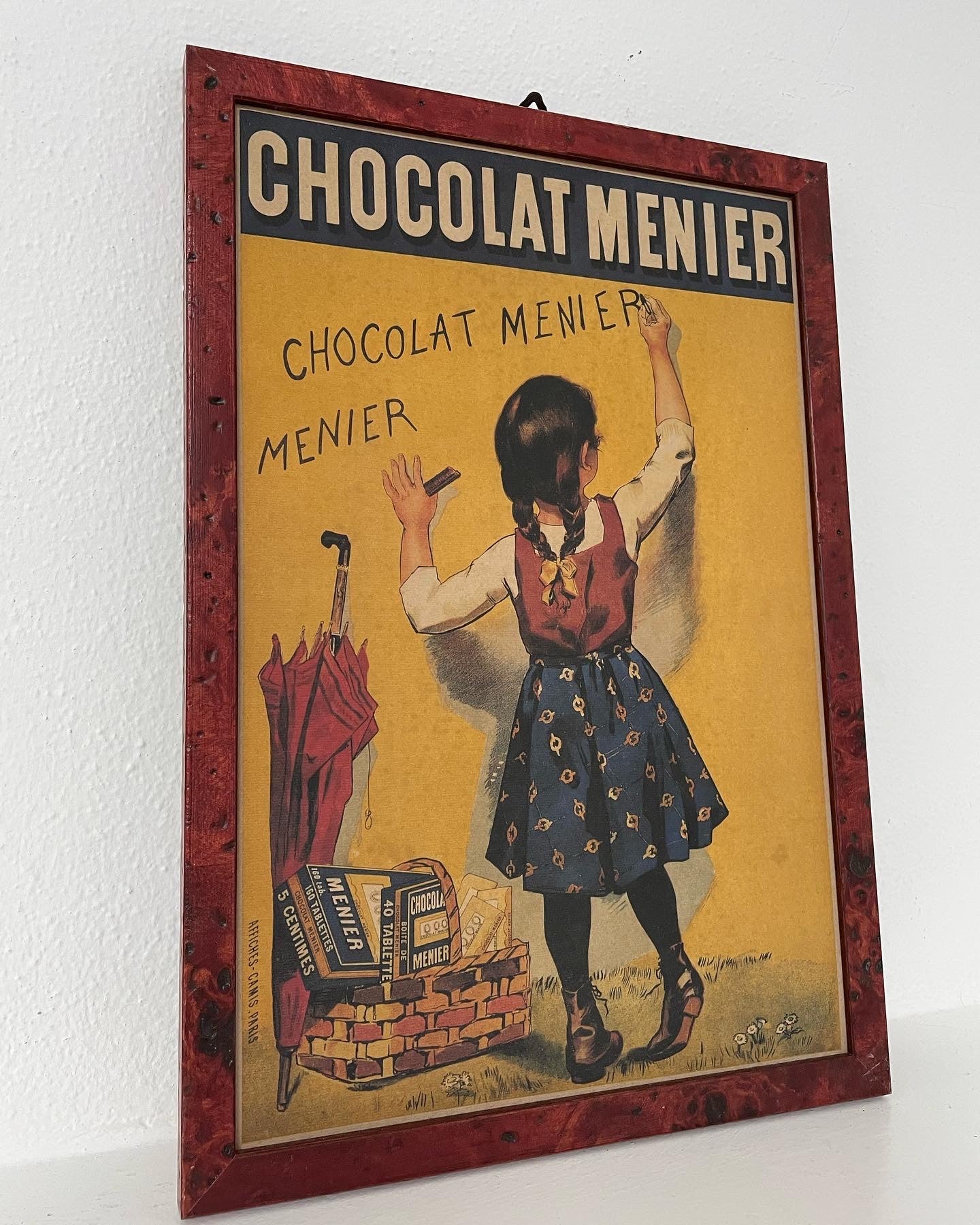 Chocolat Menier advertising painting