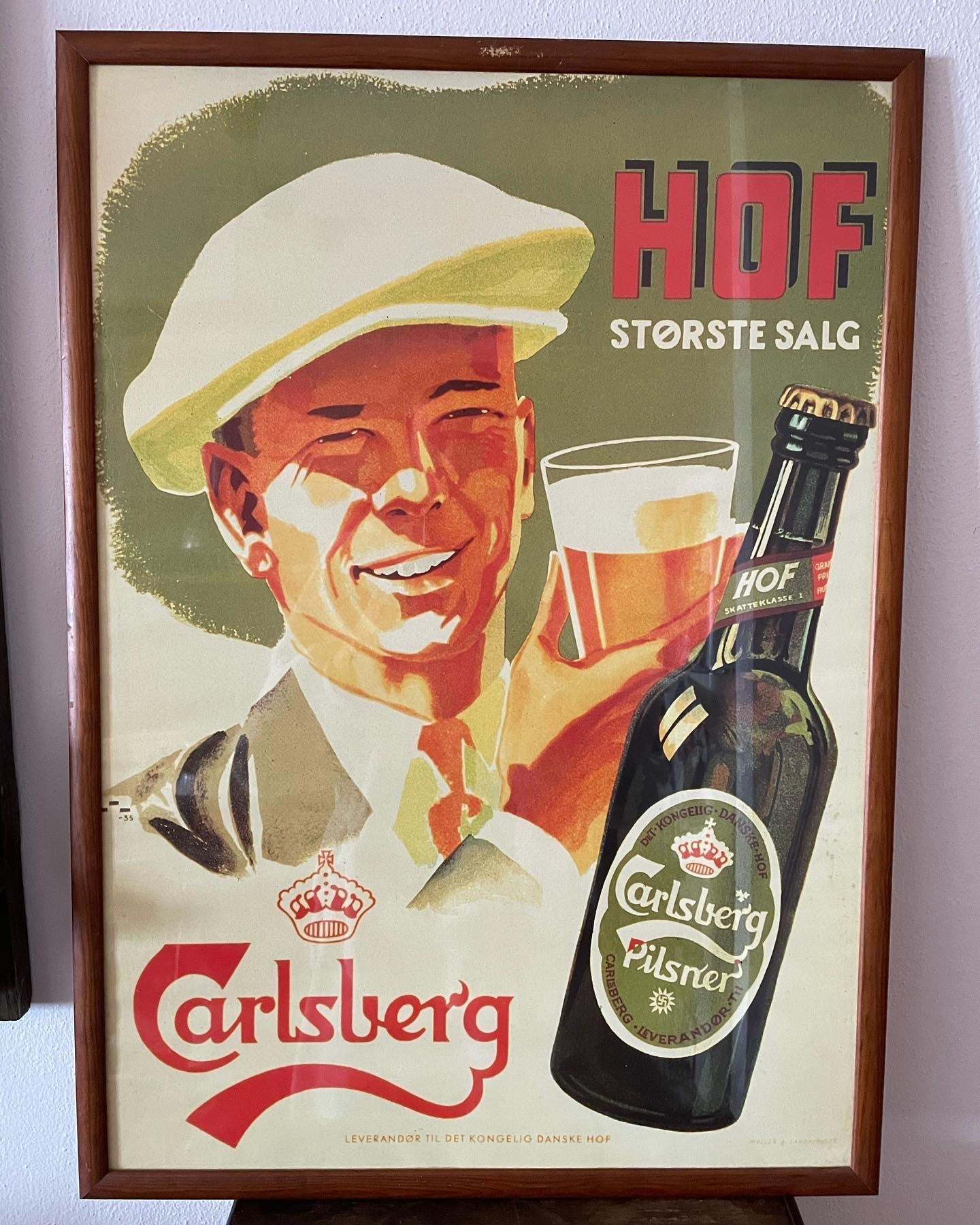 Carlsberg beer painting