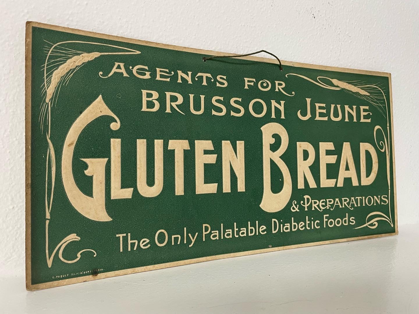 Gluten free bread sign