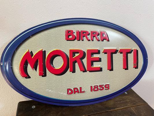 Birra Moretti ovale